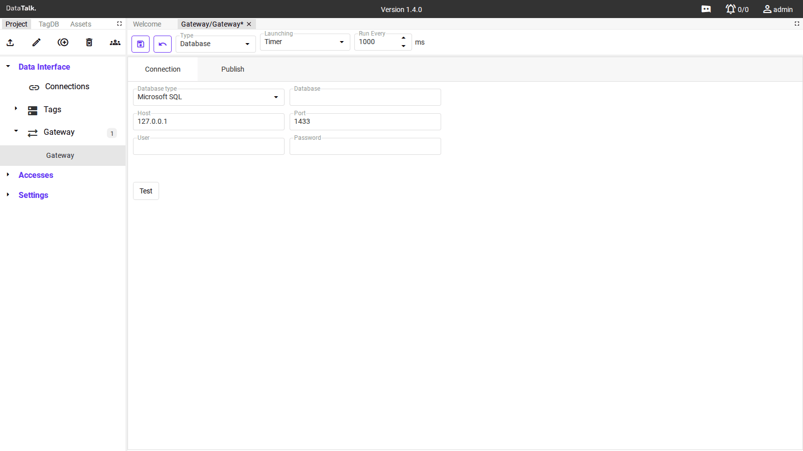 Gateway — Database